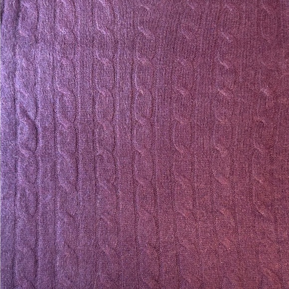 Ralph Lauren Burgundy Cashmere Sweater